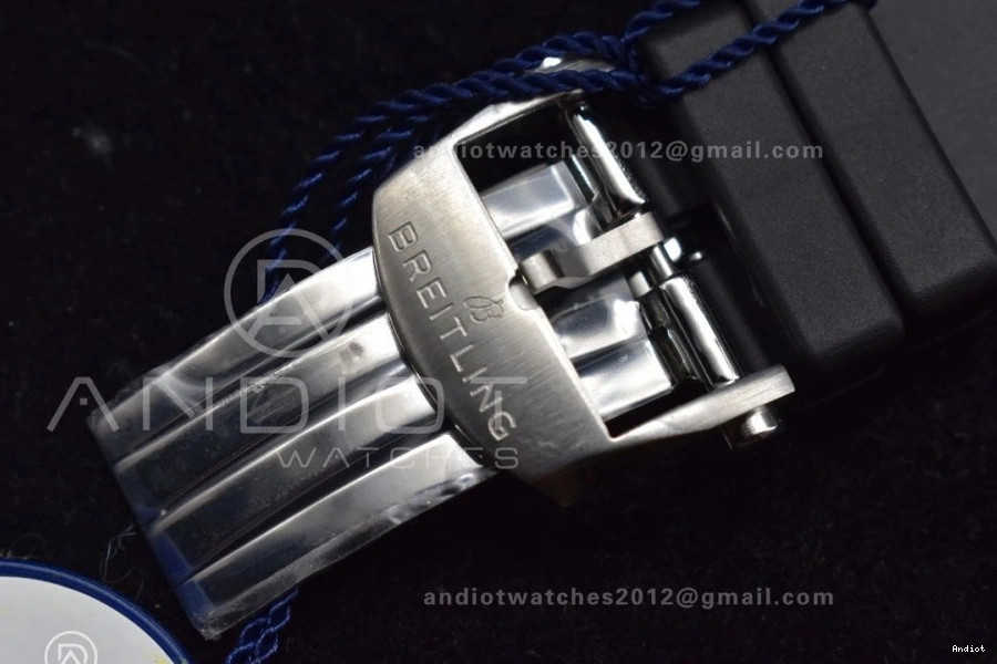 1:1 A7750 43mm Best SS L-Black Wht Version B01 LE Chrono Navitimer BLS 0801